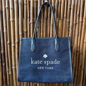 KATE SPADE denim tote bag